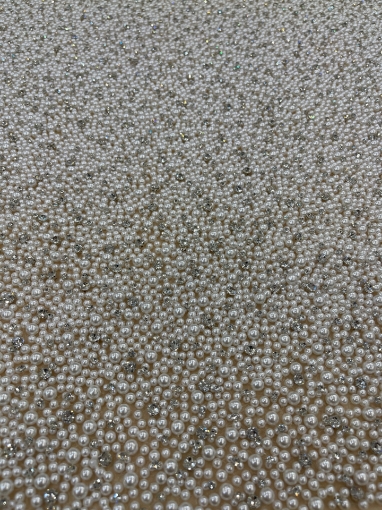 Picture of Luxury embroidery with pearls and crystals
