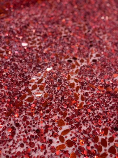 Picture of Red embroidery with mirrors