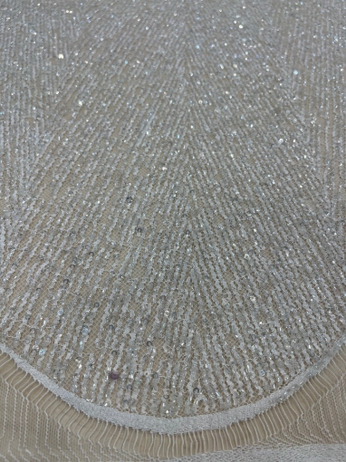 Picture of Beading and sequin embroidery on lace