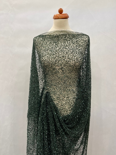 Picture of Elastic embroidery with pearls, beads, and sequins