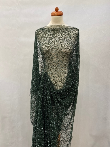 Picture of Elastic embroidery with pearls, beads, and sequins