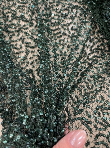 Picture of Elastic embroidery with pearls, beads, and sequins