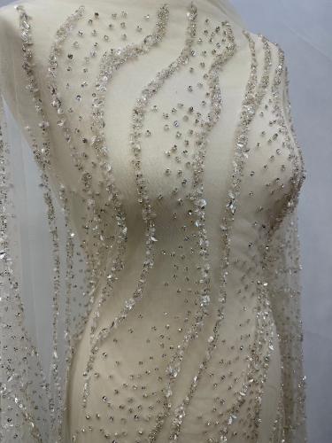 Picture of Embroidery with beaded branches