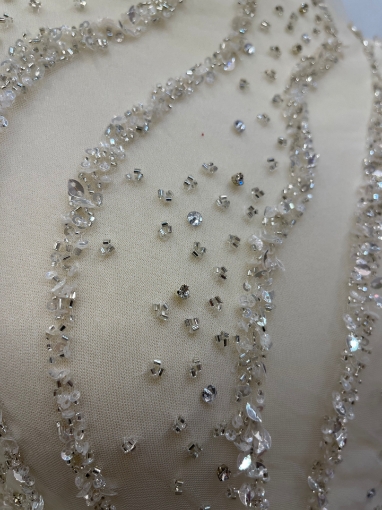 Picture of Embroidery with beaded branches