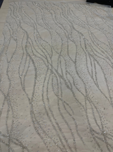 Picture of Embroidery with beaded branches