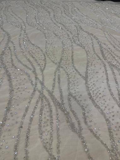 Picture of Embroidery with beaded branches