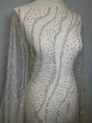 Picture of Embroidery with beaded branches