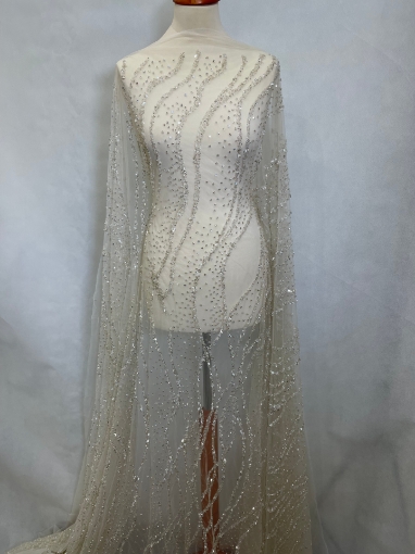 Picture of Embroidery with beaded branches