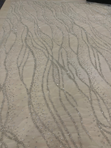 Picture of Embroidery with beaded branches