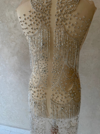 Picture of Manually embellished midi dress