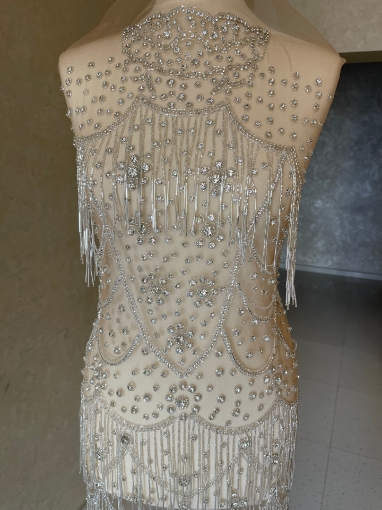Picture of Manually embellished midi dress