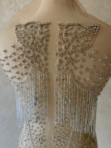 Picture of Manually embellished midi dress