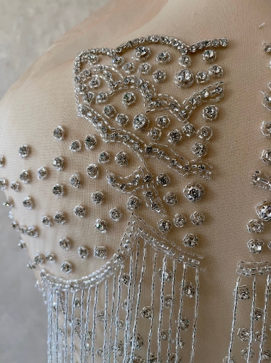 Picture of Manually embellished midi dress