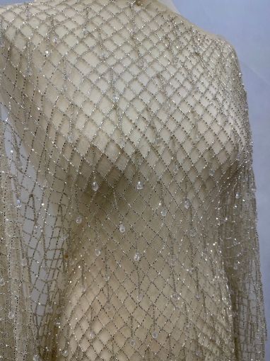 Picture of "Crystal fringe embroidery"