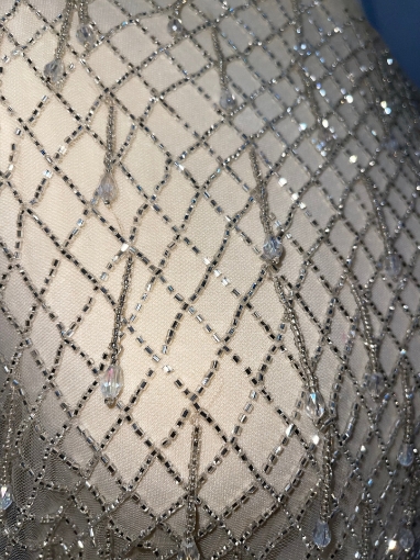 Picture of "Crystal fringe embroidery"