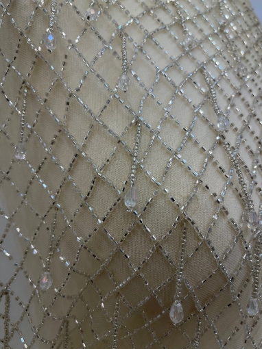 Picture of "Crystal fringe embroidery"