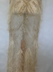 Picture of Long dress with golden crystals and feathers