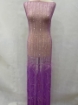 Picture of Lilac purple embroidery with fringes and feathers