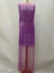 Picture of Lilac purple embroidery with fringes and feathers