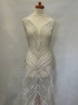 Picture of Dress with crystals and feathers