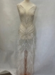 Picture of Dress with crystals and feathers