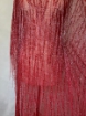 Picture of Mesh embroidery with red fringes