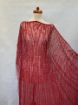 Picture of Mesh embroidery with red fringes