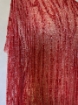 Picture of Mesh embroidery with red fringes