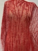Picture of Mesh embroidery with red fringes