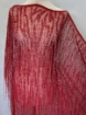 Picture of Mesh embroidery with red fringes