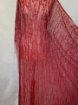 Picture of Mesh embroidery with red fringes