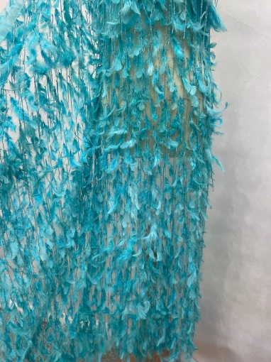 Picture of Feather and fringe embroidery