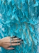 Picture of Feather and fringe embroidery