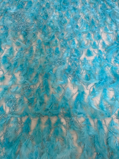 Picture of Feather and fringe embroidery