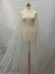 Picture of Minimalist embroidered design, silver/white