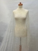 Picture of Minimalist embroidered design, silver/white