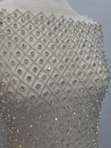 Picture of Embroidery with diamond crystals