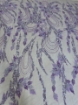 Picture of Purple/lilac embroidery with crystals and beads
