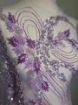 Picture of Purple/lilac embroidery with crystals and beads