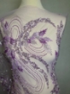 Picture of Purple/lilac embroidery with crystals and beads