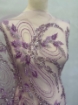 Picture of Purple/lilac embroidery with crystals and beads