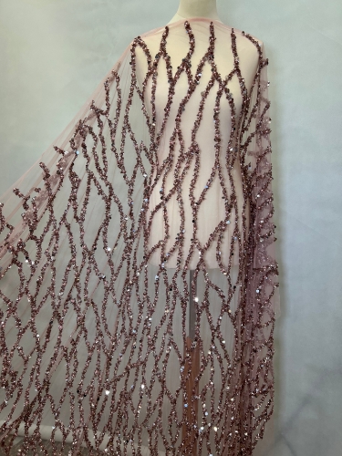 Picture of "Embroidery with branches of beads and sequins"