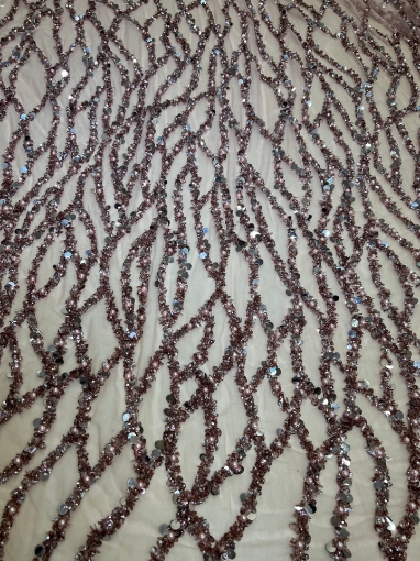Picture of "Embroidery with branches of beads and sequins"