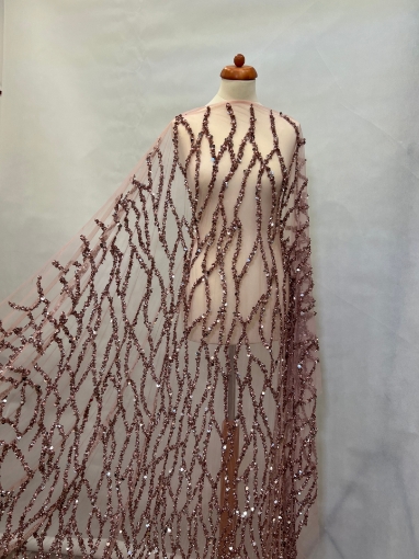 Picture of "Embroidery with branches of beads and sequins"
