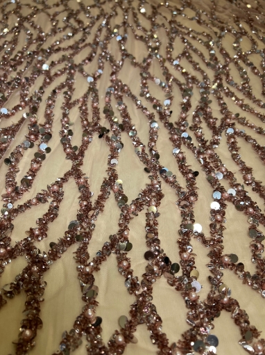Picture of "Embroidery with branches of beads and sequins"