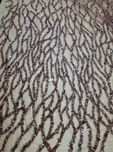 Picture of "Embroidery with branches of beads and sequins"