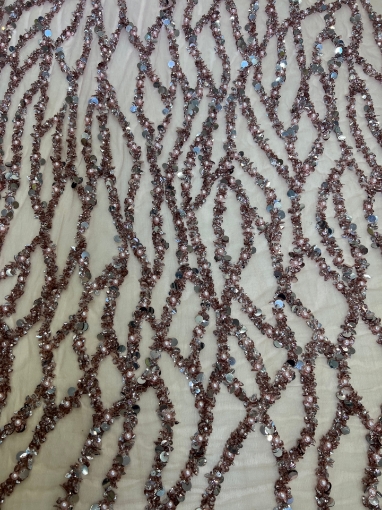 Picture of "Embroidery with branches of beads and sequins"