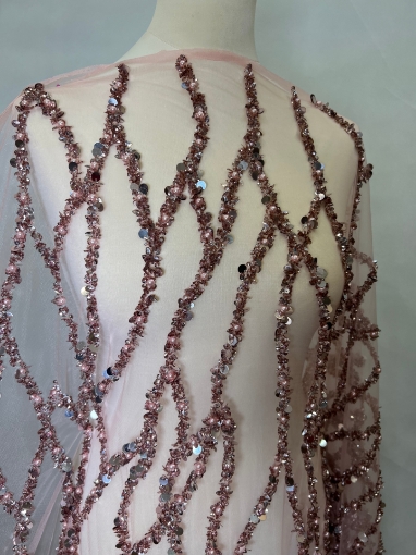 Picture of "Embroidery with branches of beads and sequins"
