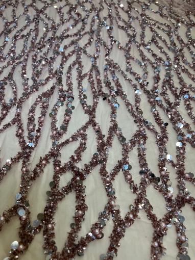 Picture of "Embroidery with branches of beads and sequins"