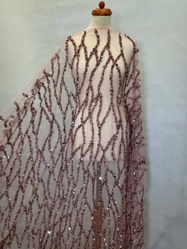 Picture of "Embroidery with branches of beads and sequins"